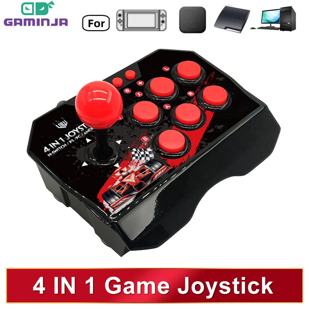 Board Game Android - GAMINJA Joystick Game 4-in-1 dengan kabel