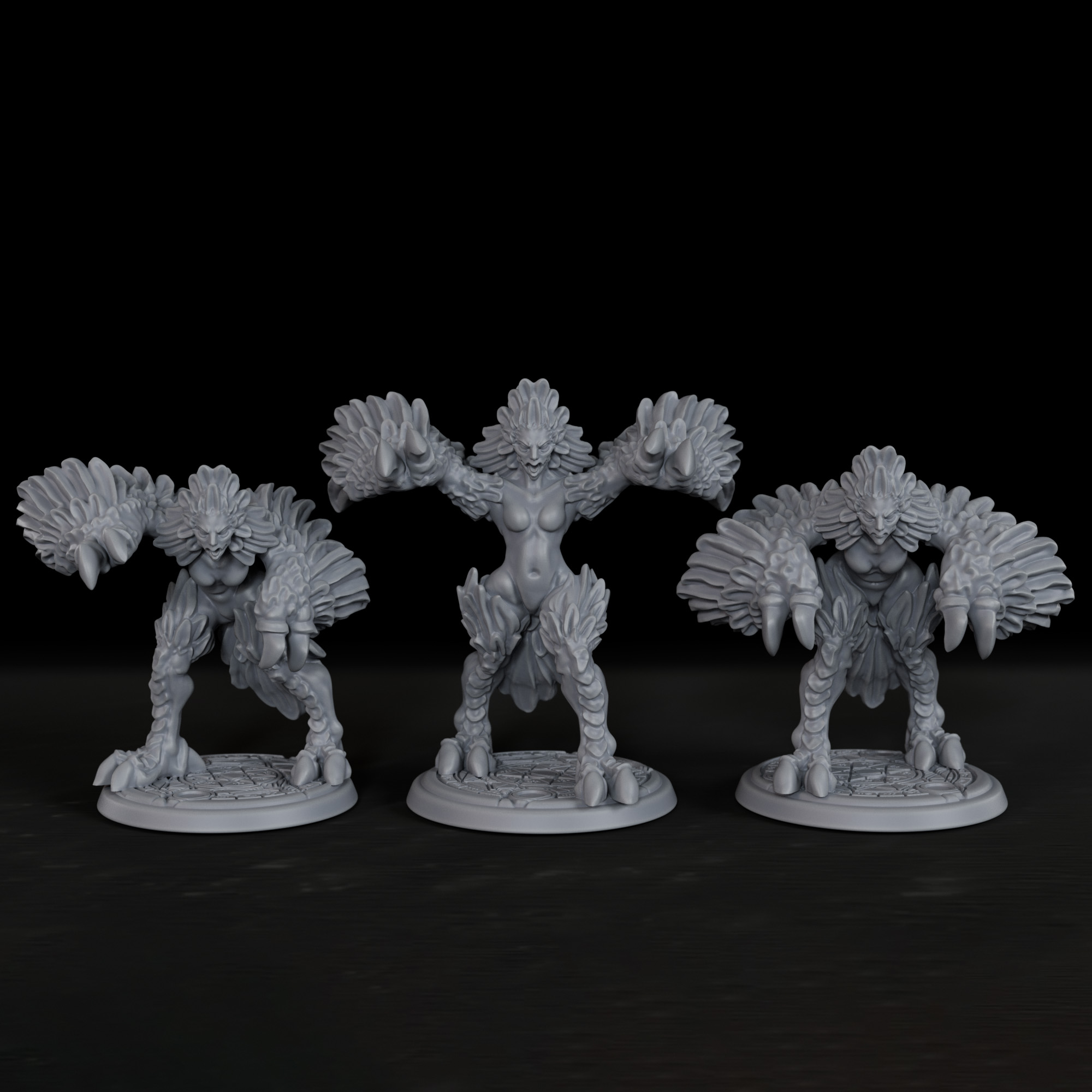 Board Game Live - Miniatur RPG Harpies - Hadiah Natal,