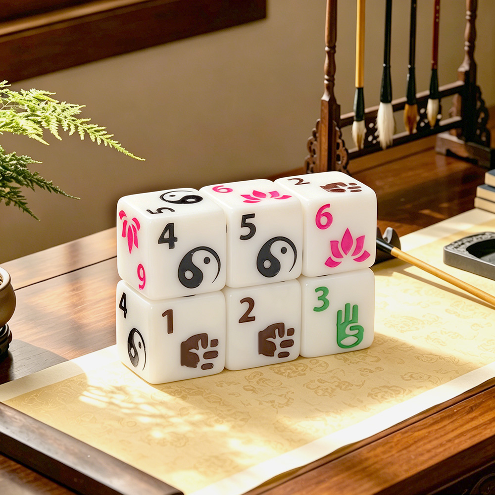 6 Buah Set Dadu Polihedral Ber - Board Game Zen ulasan dan harga