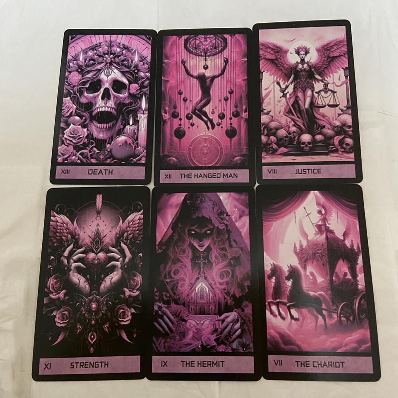 Dek Kartu Tarot Gotik Pink 78  - Board Game Of Life ulasan dan harga