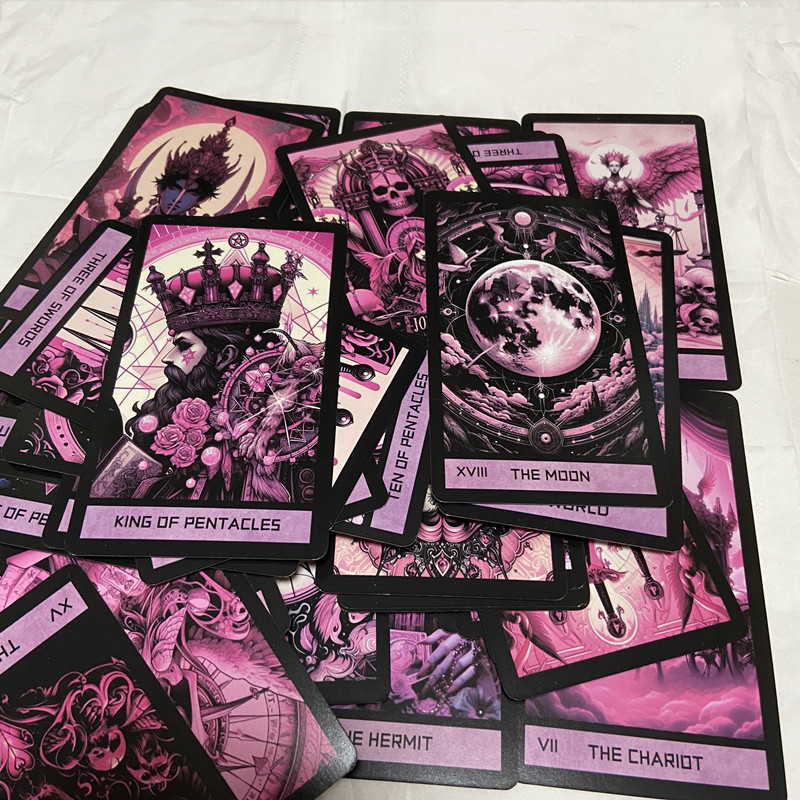 Dek Kartu Tarot Gotik Pink 78  - Board Game Of Life ulasan dan harga