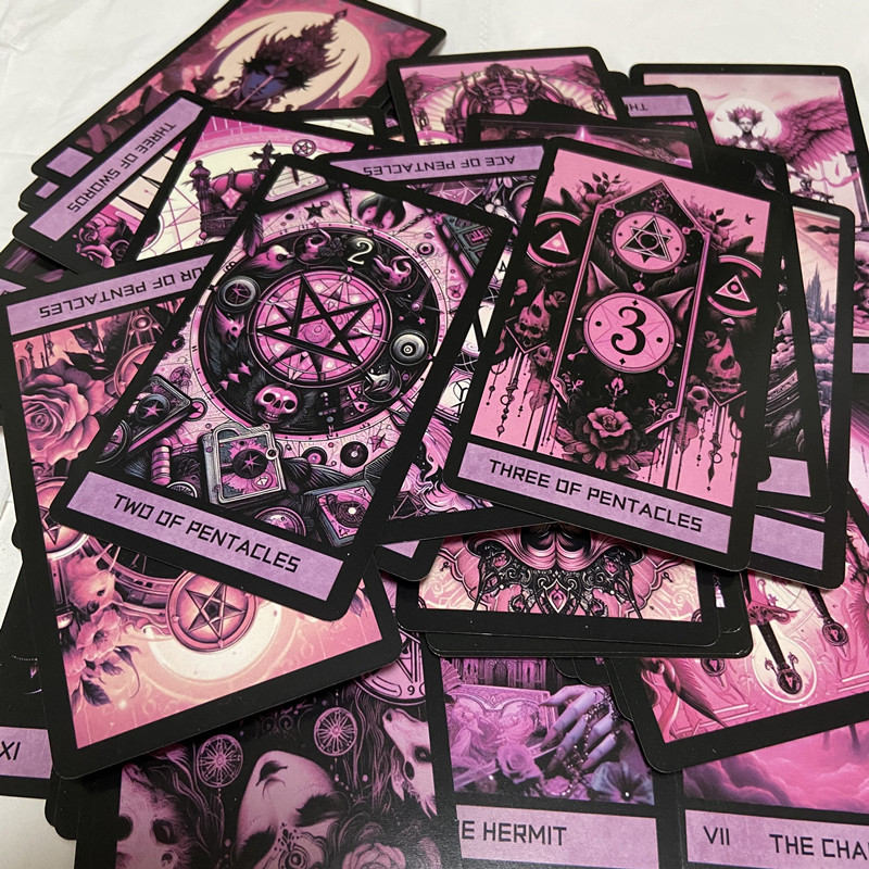 Dek Kartu Tarot Gotik Pink 78  - Board Game Of Life ulasan dan harga