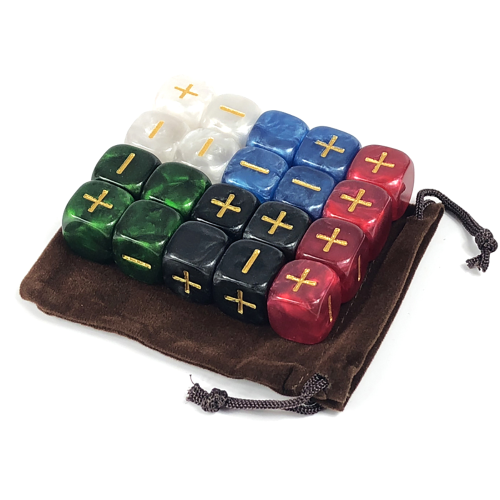 Fate Dice dengan Tas 20 Buah u - Board Game Live ulasan dan harga
