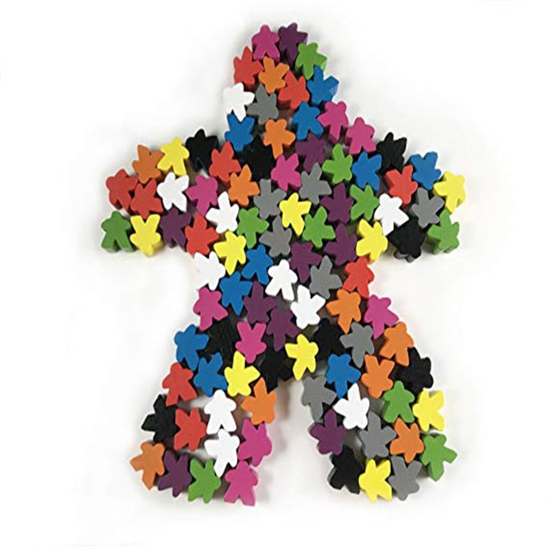14PCS Kayu Humanoid Meeples Pa - Board Game Catan ulasan dan harga